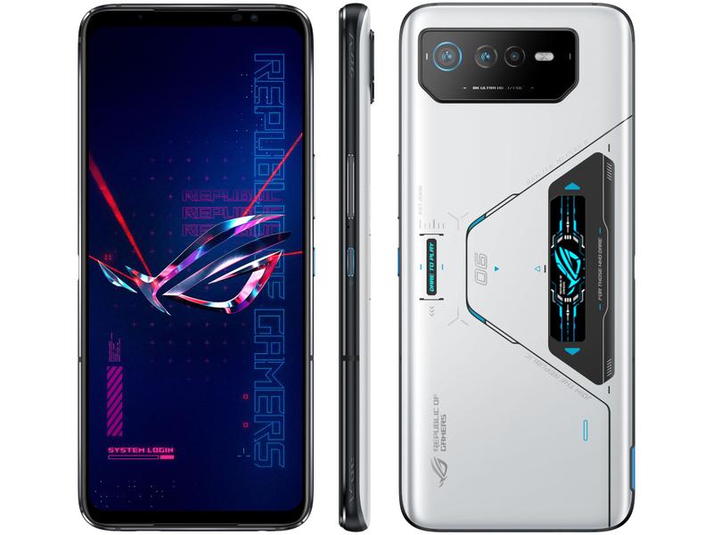 Smartphone Asus Rog Phone 6 Pro 512GB 5G Branco Snapdragon 8+ Gen